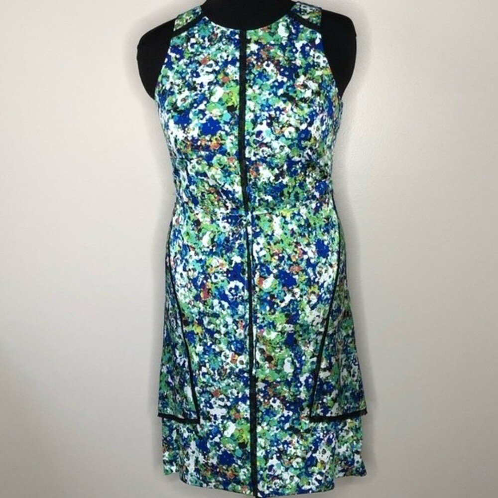 Mini Floral Ann Taylor sleeveless sheath dress‎ size 10M
